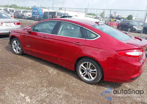 2016 Ford Fusion Energi Titanium из США, поврежденный, VIN 3FA6P0SU0GR103764